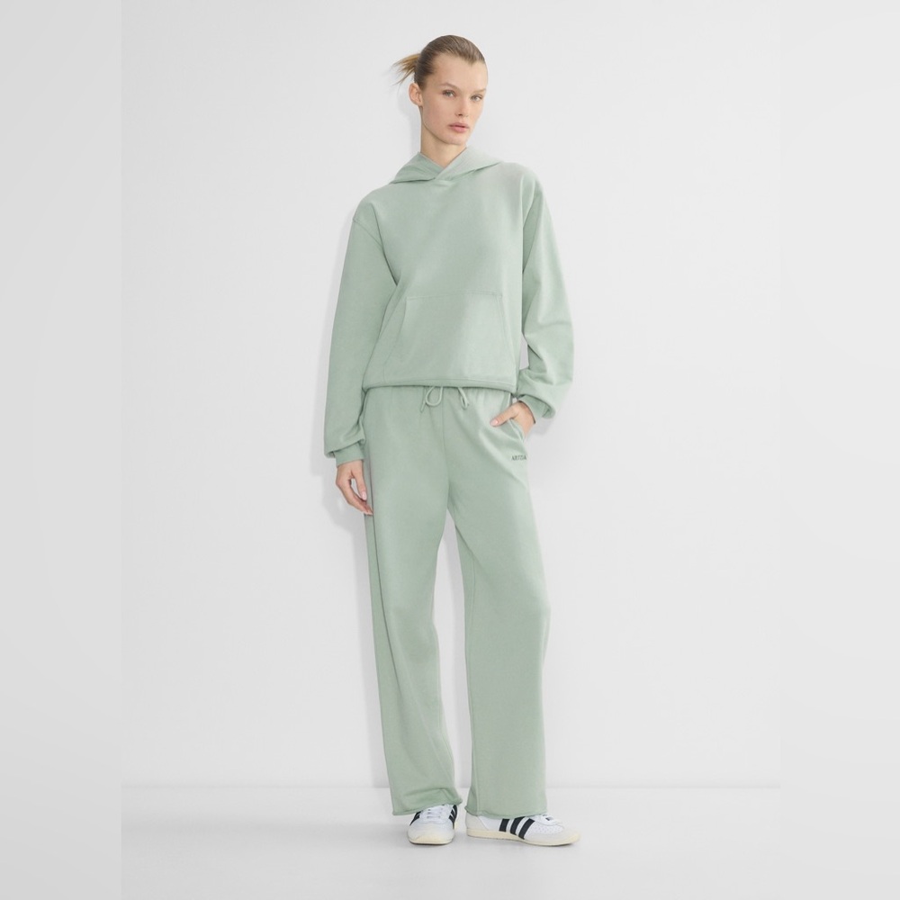 TNA sage green sweatsuit